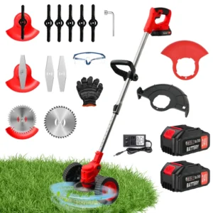 BAOKALER Electric Weed Eater Wacker, Grass Trimmer Weed Lawn Edger Eater